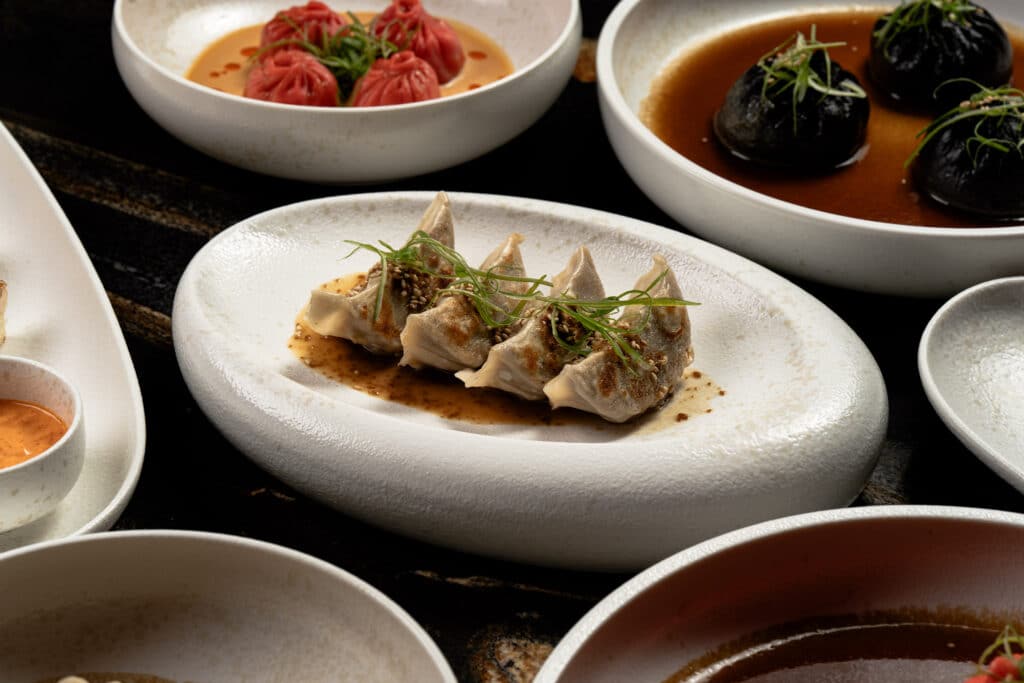 Food at Bambuu Chinese restaurant Mallorca