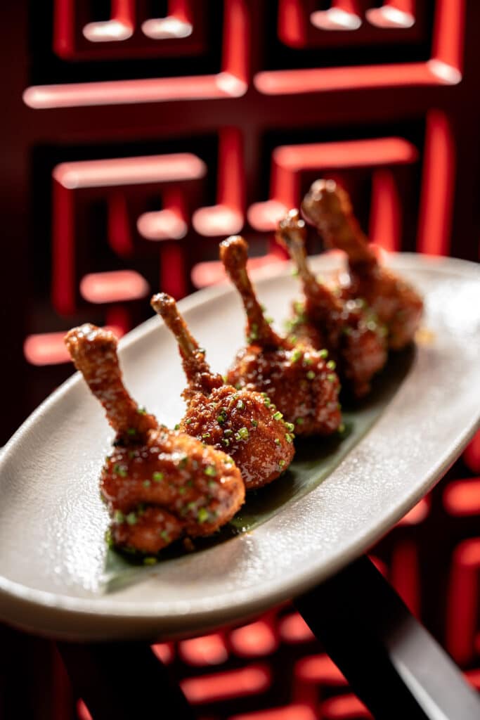 Food at Bambuu Chinese restaurant Mallorca
